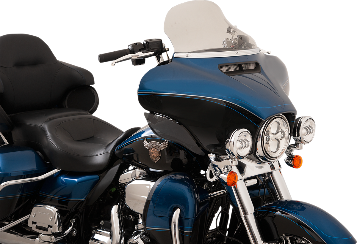 Klock Werks Flare® Windshield - 10-1/2" - Tinted - '14-'25 FLH