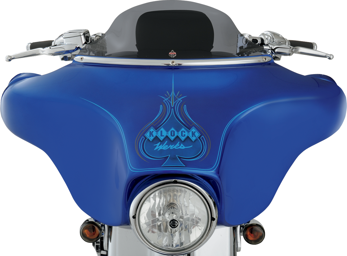 Klock Werks Flare® Windshield - 6-1/2" - Smoke - '96-'13 FLH