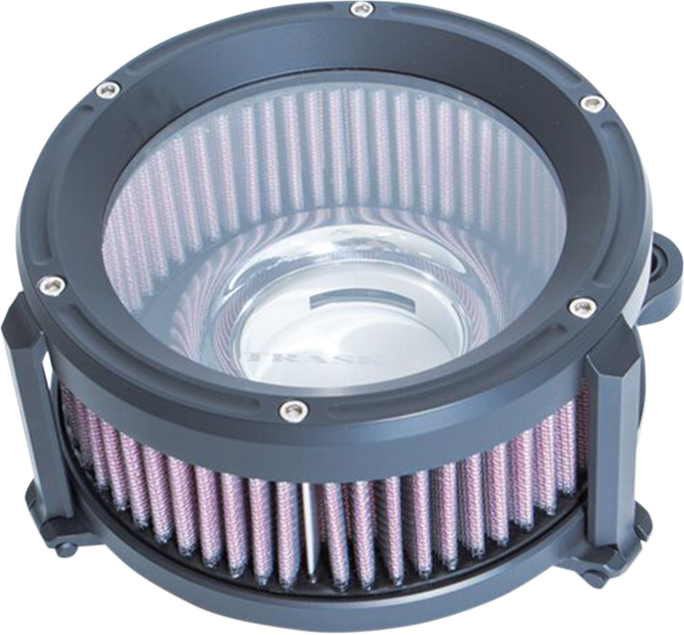 Trask Assault Charge High-Flow Air Cleaner - Flat Black