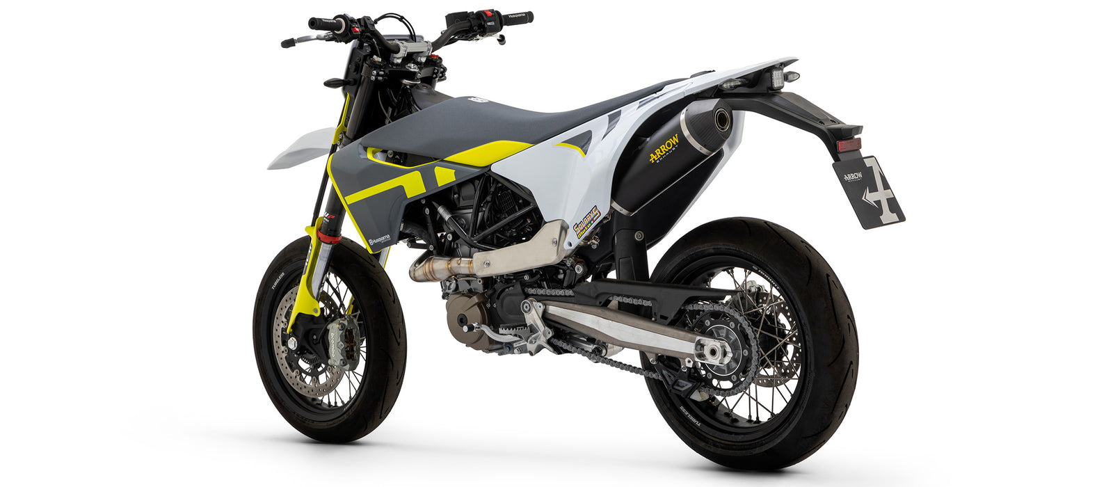 Race-Tech Aluminium Dark" Slip On + Stainless Steel Header With Power Bomb"
