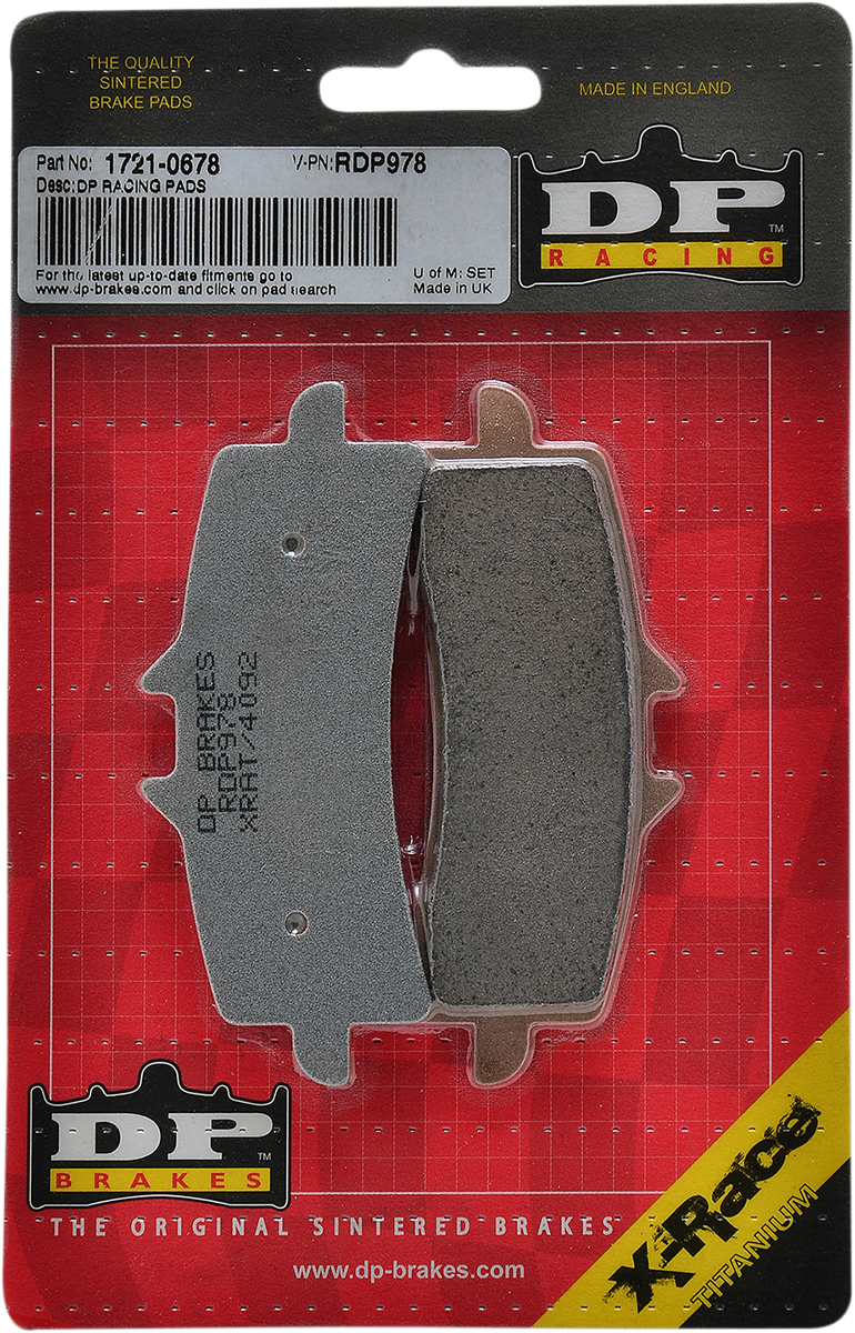 DP Brakes RDP Racing Brake Pads