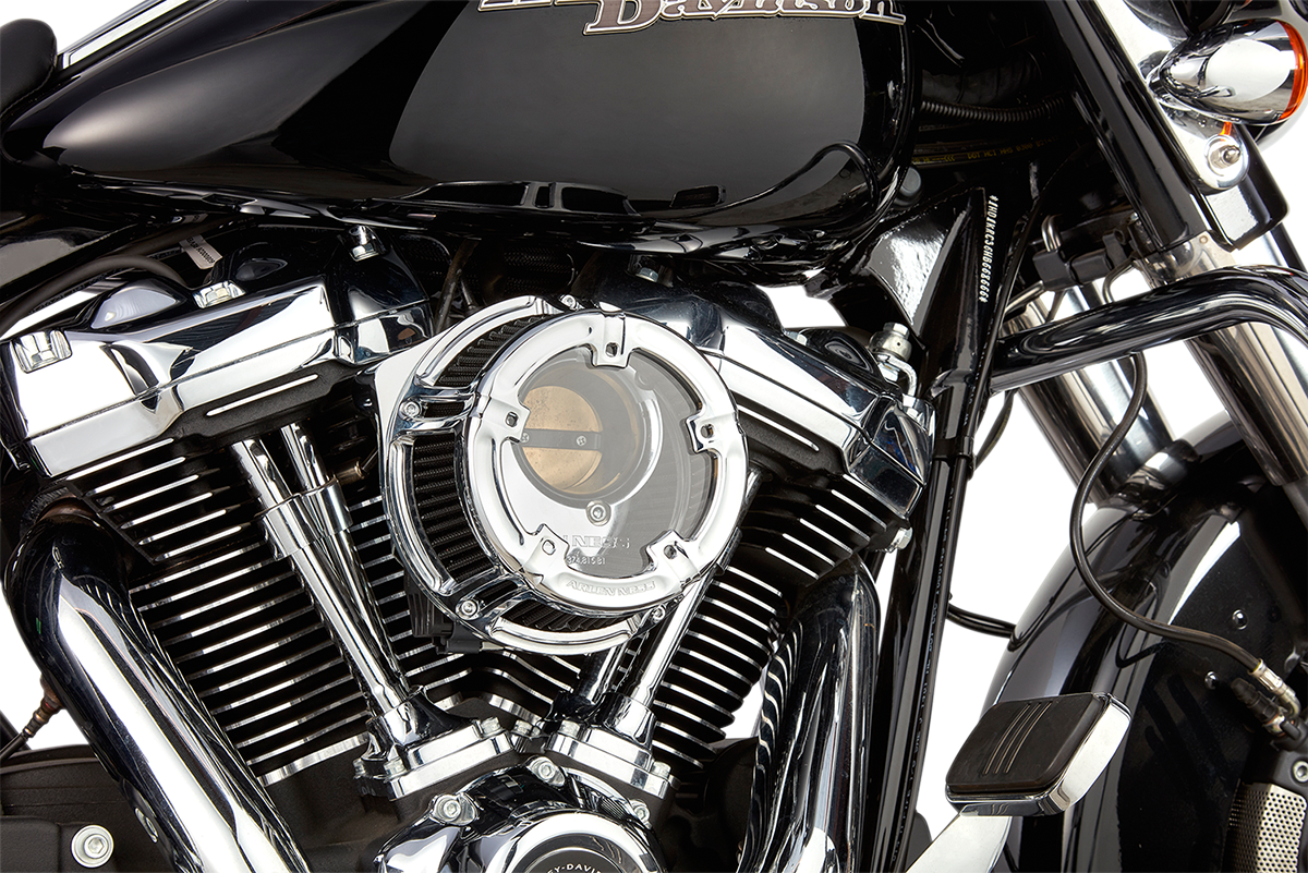 Arlen NESS Method™ Clear Series Air Cleaner - Chrome