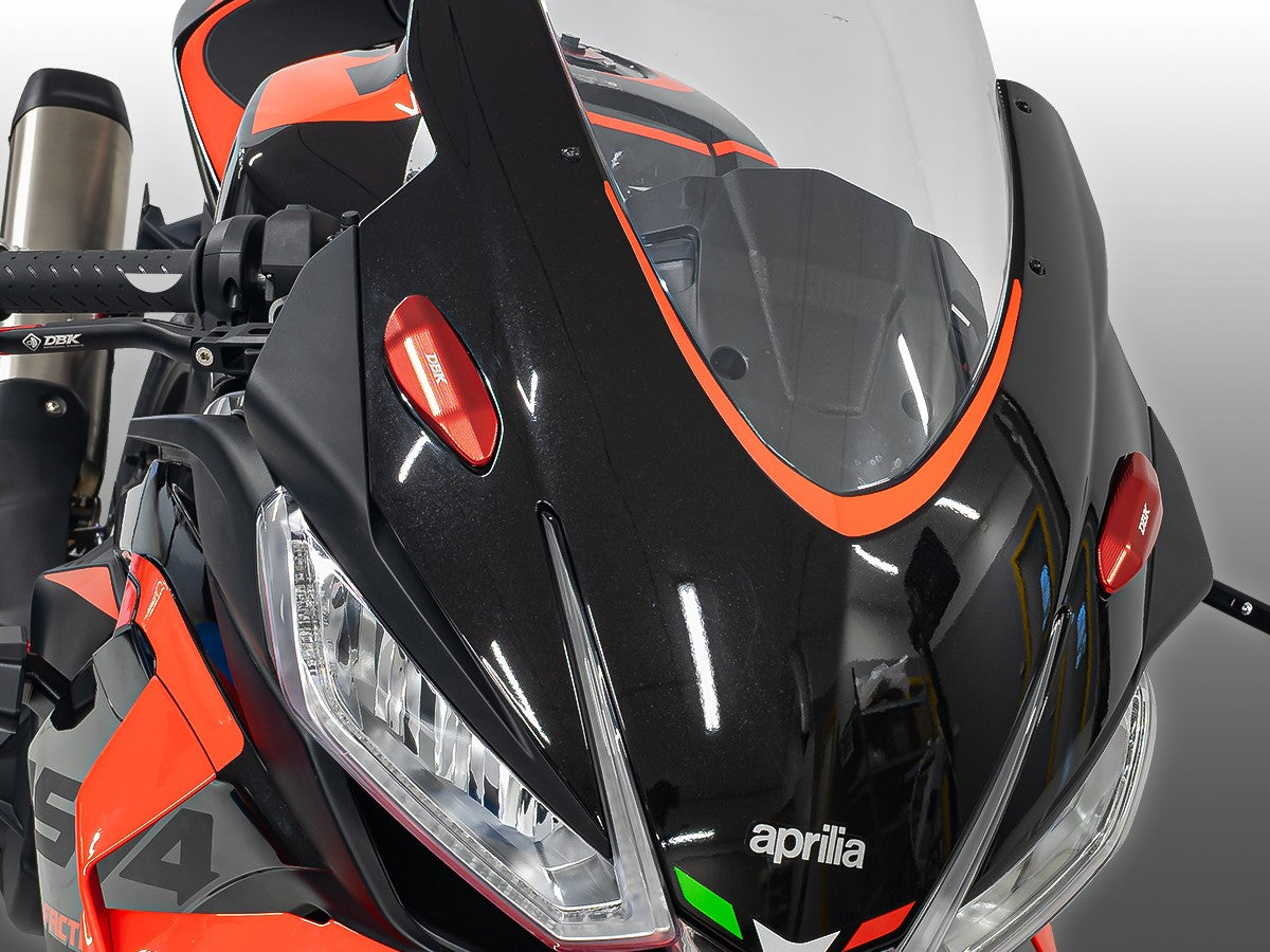 Ducabike DBK CNC Mirror Hole Cover Kit Aprilia RS660 / RSV4