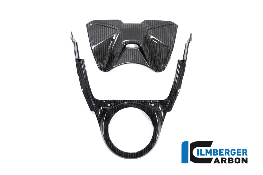 Ilmberger Carbon Upper Tank Cover Two Piece Kit BMW R 1300 GS - Gloss / Twill