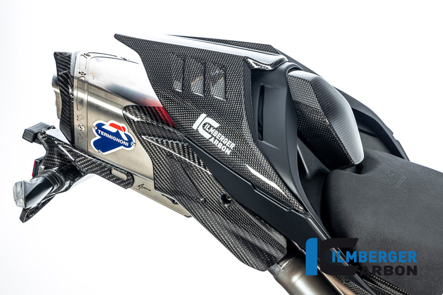 Ilmberger Carbon Single Seat Unit Special Grey Ducati V4 Panigale / Streetfighter - Gloss