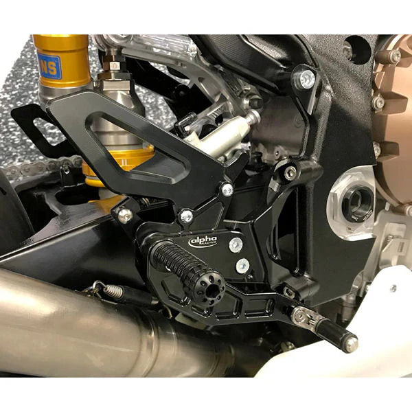 Alpha Racing Adjustable Rearsets For BMW S1000RR M1000RR