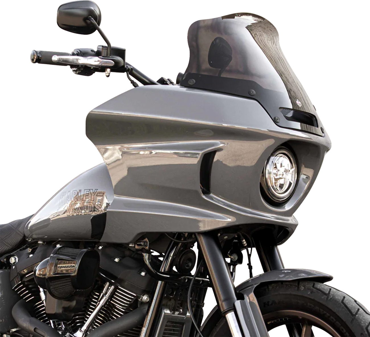 Klock Werks Kolor Flare® Windshield - 8" - Bronze - '22-'25 FXLRST