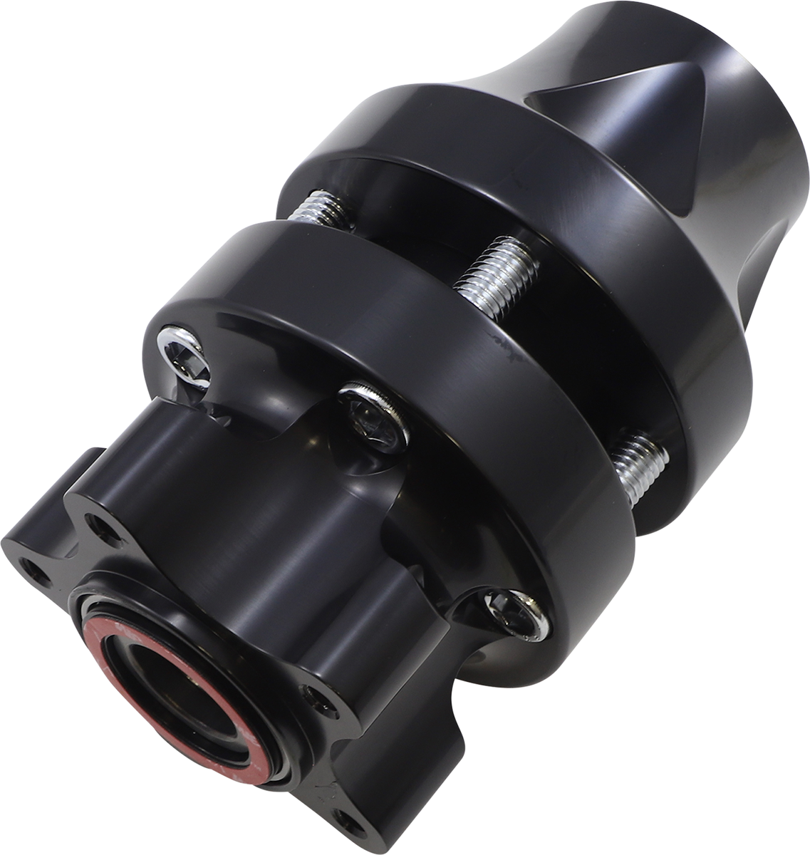 Arlen NESS Hub - Cartridge - Front/Single Disc - Black - '08-'25 Touring/Trike