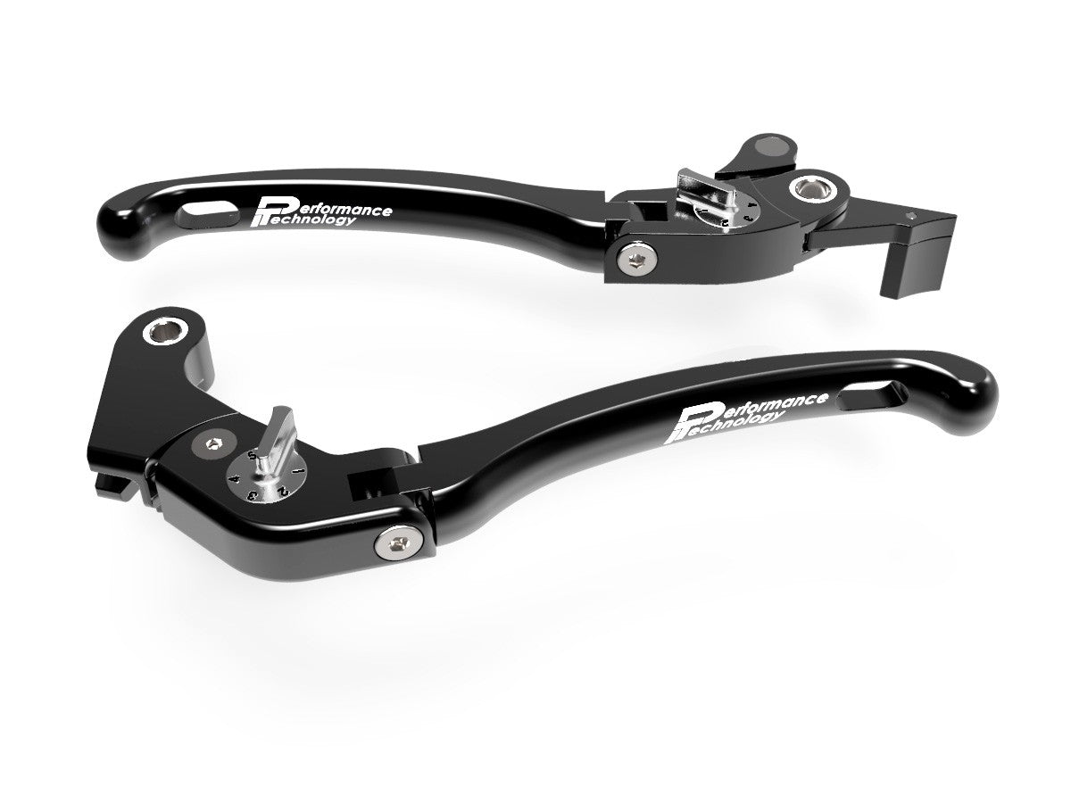Ducabike DBK LE08 Brake / Clutch Adjustable Levers Eco GP 1 - BLACK-SILVER
