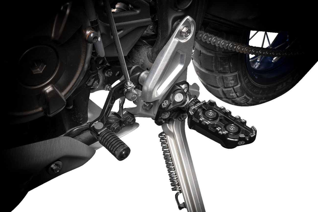 Gilles Tooling Tech-X Enduro Foot Pegs - Driver - Black