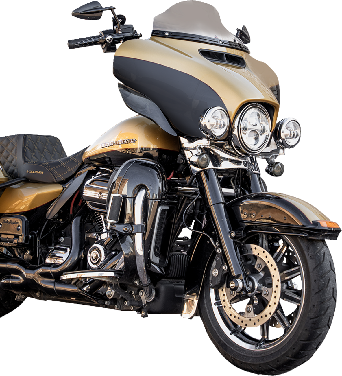 Klock Werks Flare® Windshield - 6-1/2" - Clear - '14-'25 FLH
