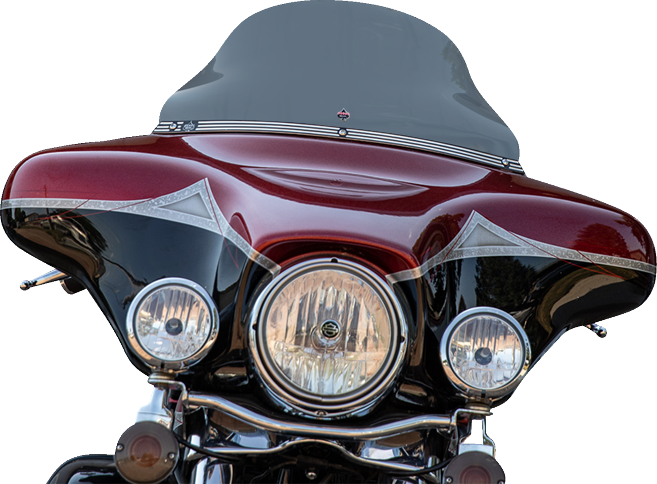 Klock Werks Flare® Windshield - 10-1/2" - Tint - '96-'13 FLH