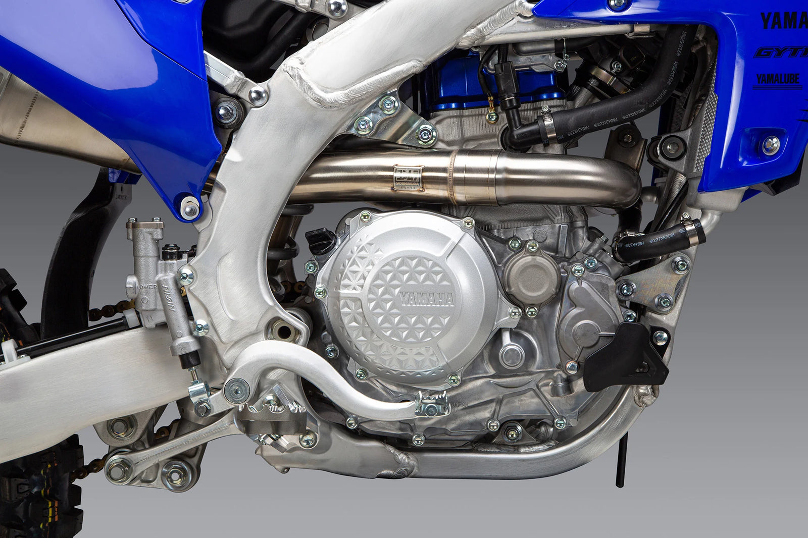 Yoshimura YZ450F 23-25 RS-12 Stainless Full Exhaust, W/ Aluminum Muffler