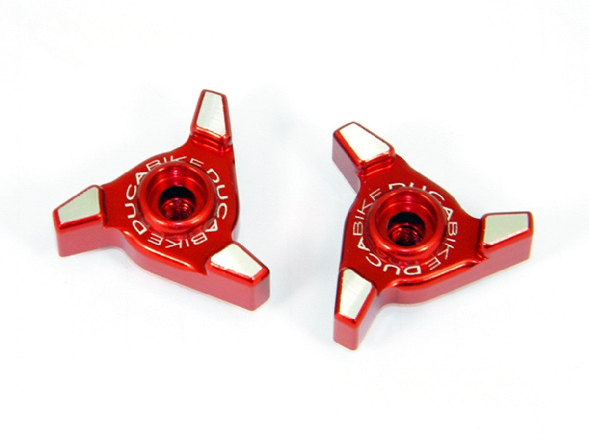 Ducabike DBK RCMTS01 Windscreen Adjustable Knobs - RED