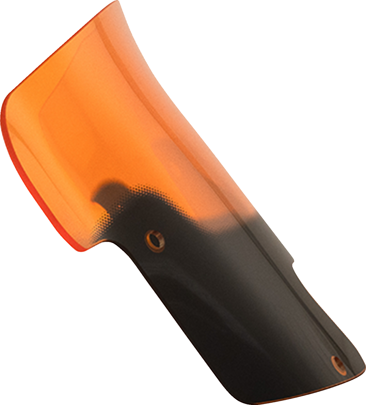 Klock Werks Kolor Flare™ Windshield - 8" - Orange - Indian