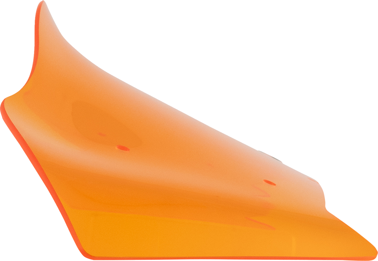 Klock Werks Kolor Flare® Windshield - 8" - Orange - '23-'25 FLHX