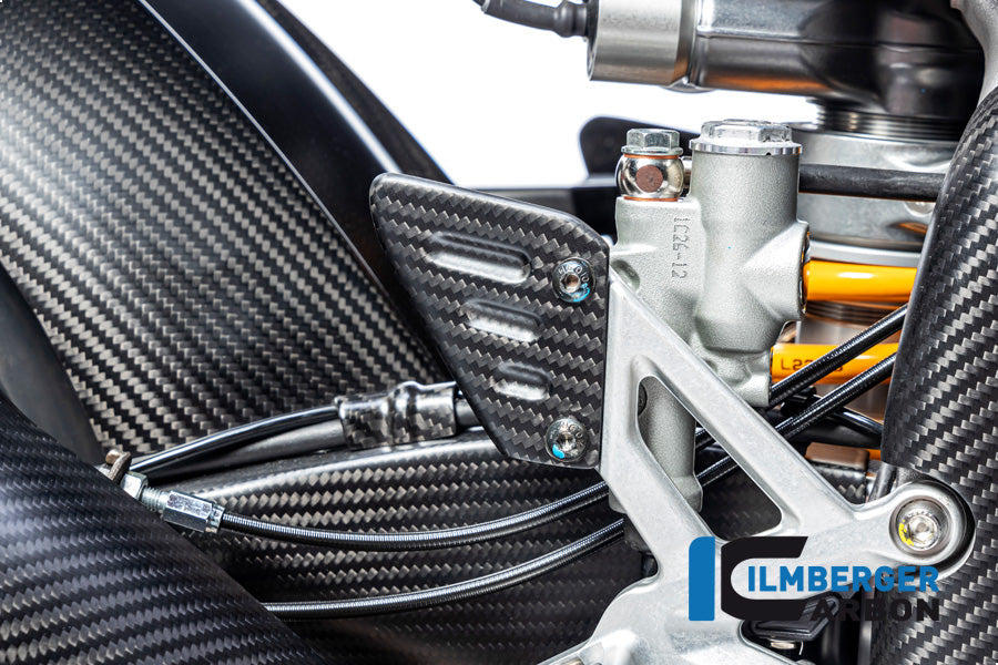 Ilmberger Carbon Heel Guard Right Aprilia Tuono / RSV4 From 2021 - Matte