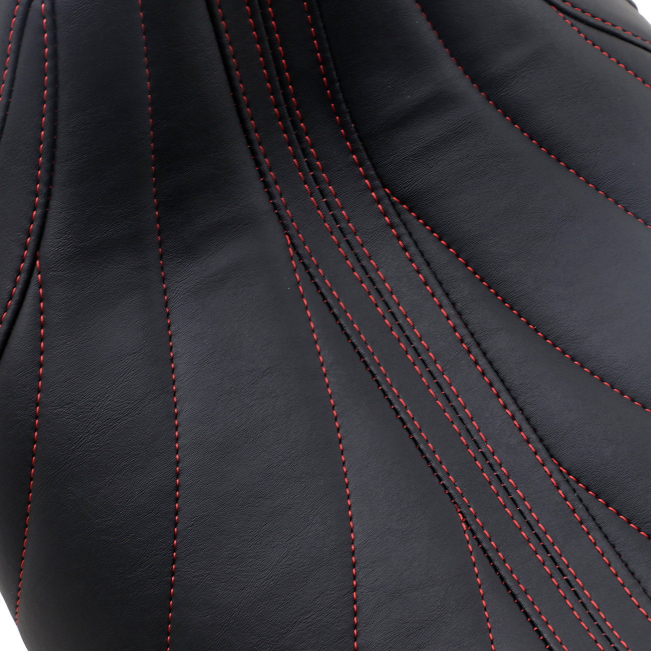 Mustang Revere Solo Seat - Gravity - Red Stitched - FL '08-'25