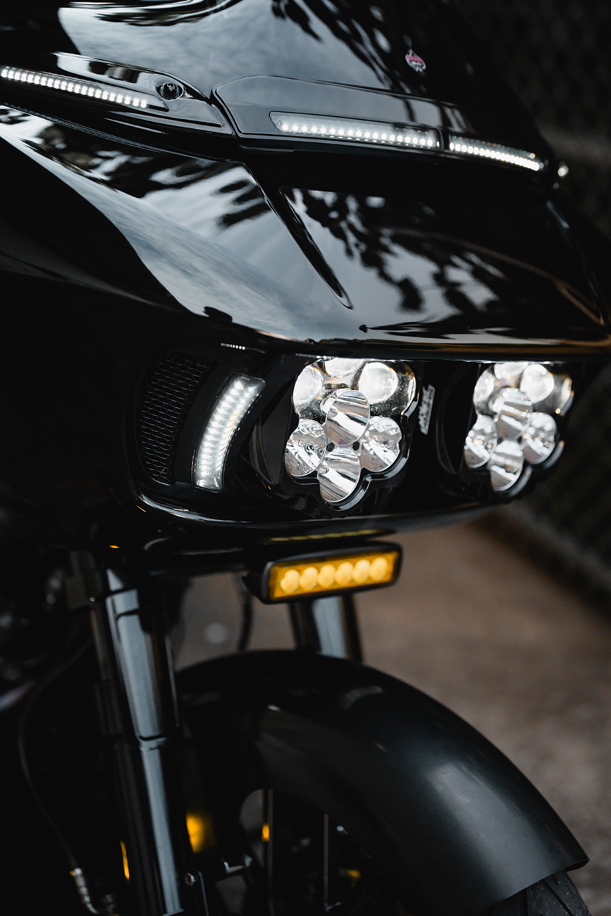 Custom Dynamics Shark Demon® 2 Headlight - Road Glide