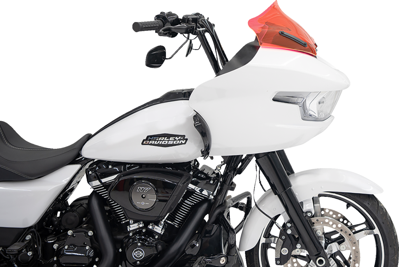 Klock Werks Ice Flare® Windshield - 10" - Pink Ice - '23-'25 FLTRX