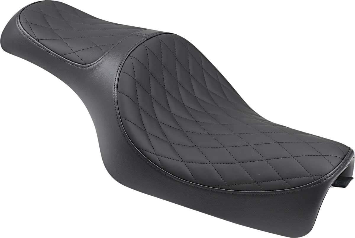 Drag Specialties Seats Caballero Seat - Solar Reflective Leather - Diamond Stitch - XL '04-'22