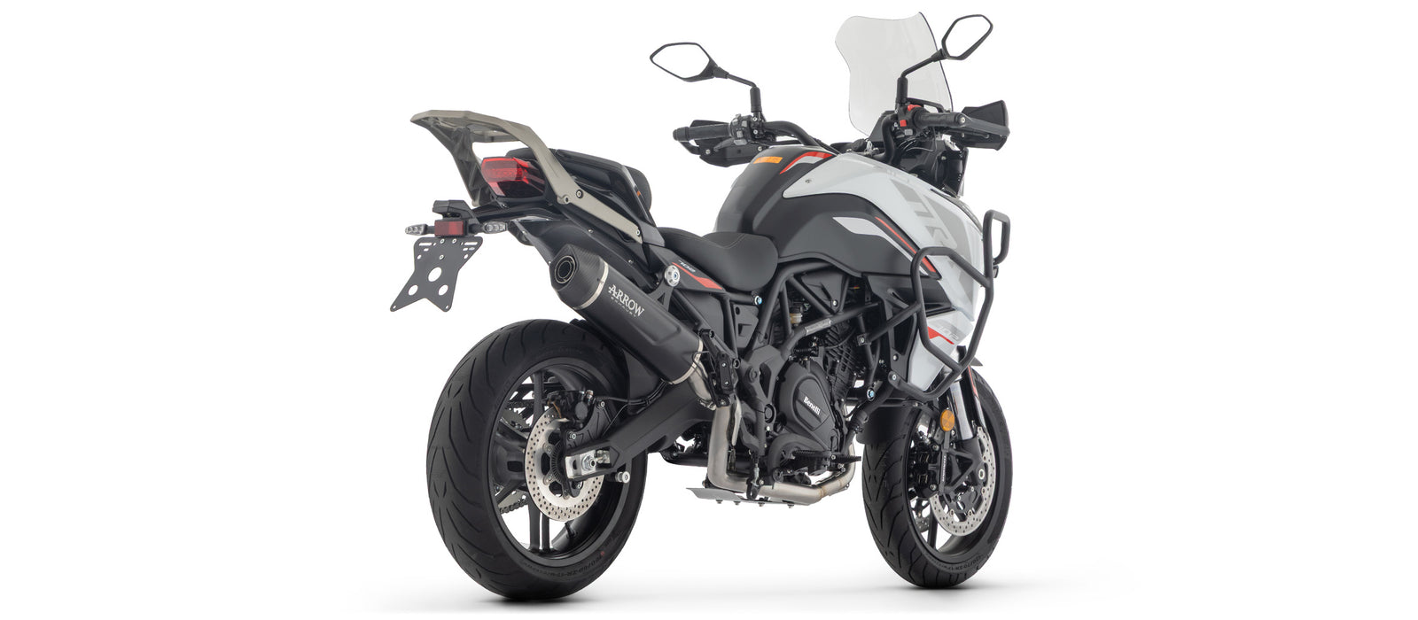Full System With Indy Race Evo Aluminium Dark" Slip On With Carbon Fiber End Cap"