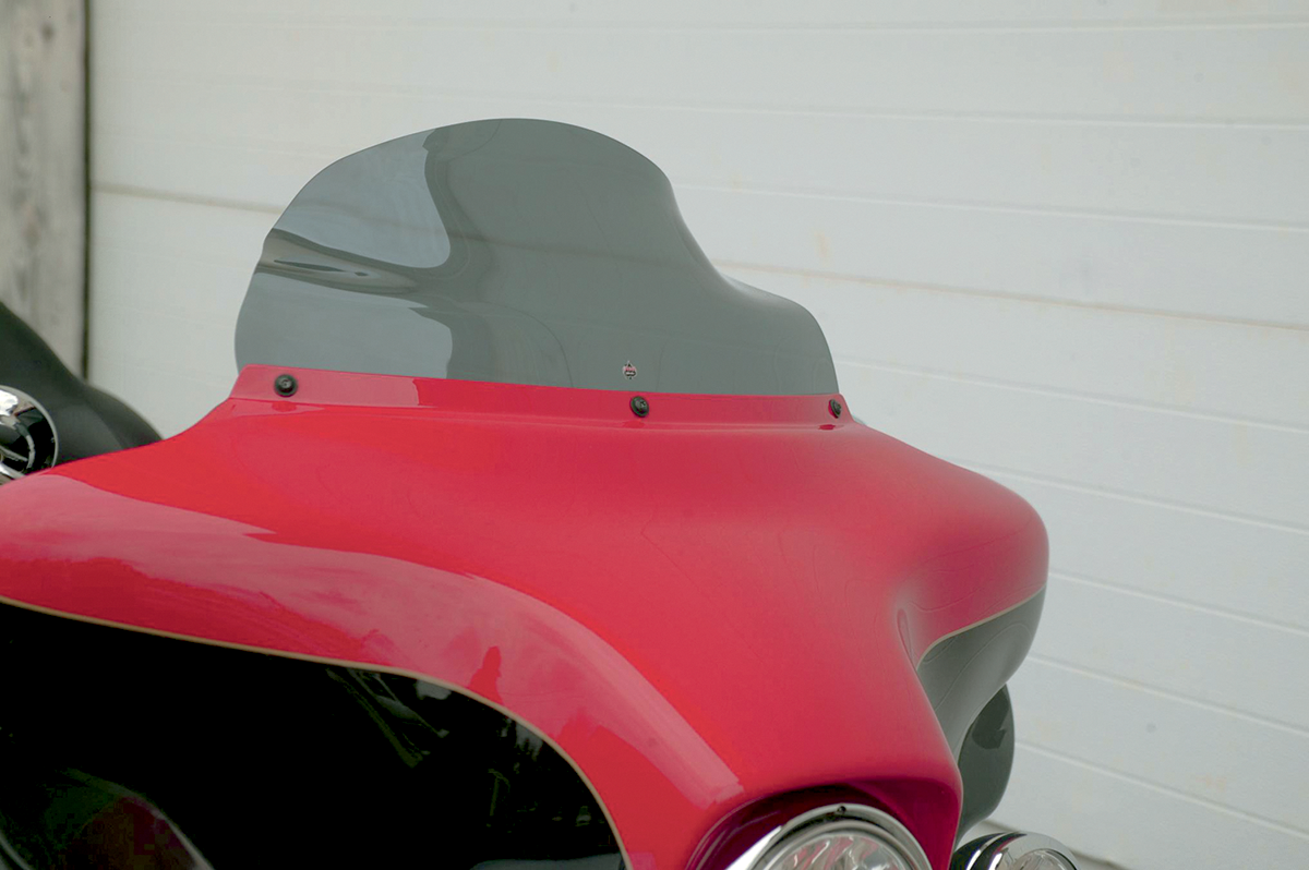 Klock Werks Flare® Windshield - 8-1/2" - Smoke - '96-'13 FLT