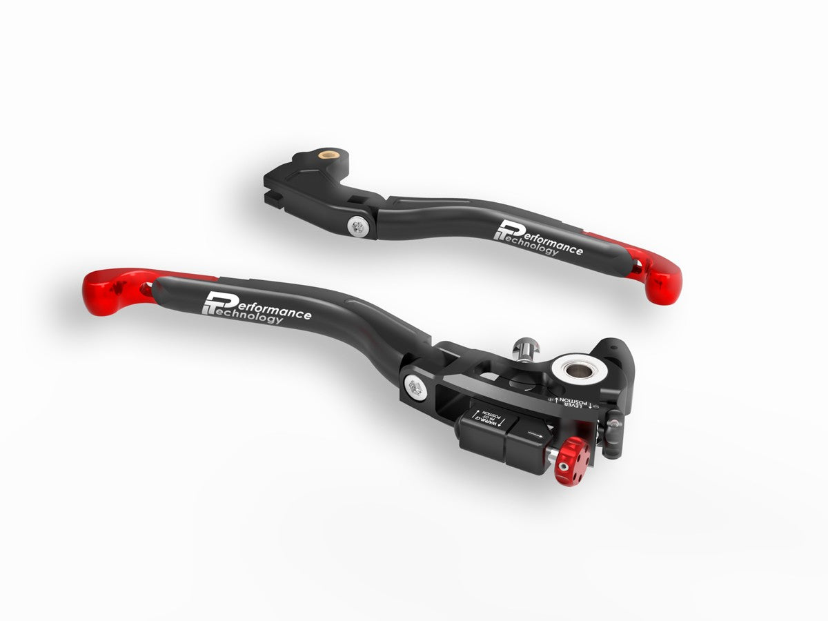 Ducabike DBK L33 Ultimate Mv Agusta Ultimate Brake + Clutch Adjustable Levers - Red