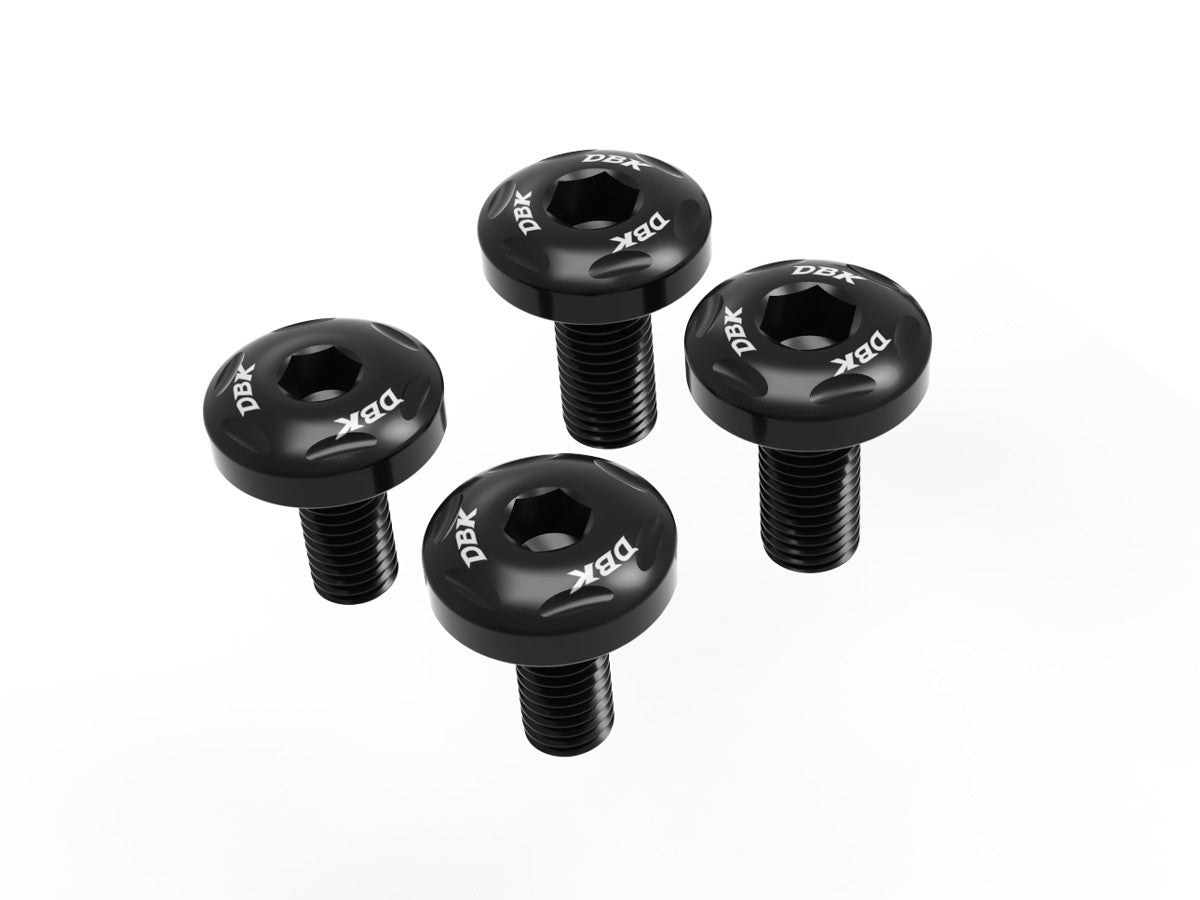 Ducabike DBK KVT77 KTM 990 Duke Side Left Side Plastic Covers Screws Kit - Black