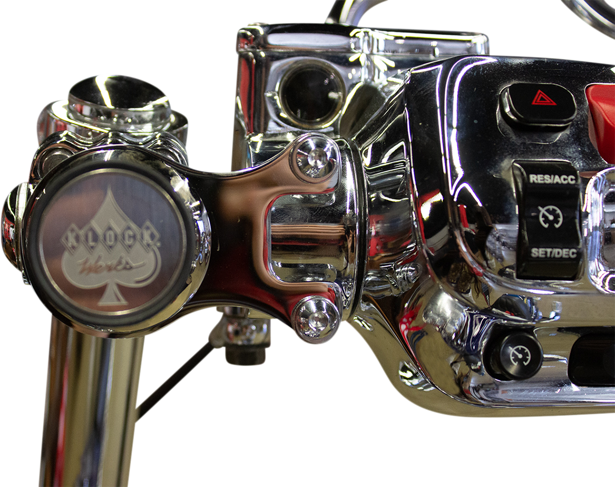 Klock Werks iOmount™ For Indian - Ambidextrous Mount - Chrome - Touring