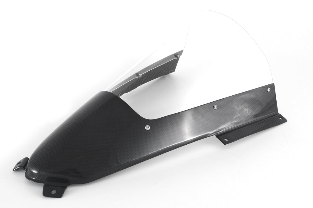 Fullsix Carbon CARBON WINDSCREEN - CLEAR + 30mm