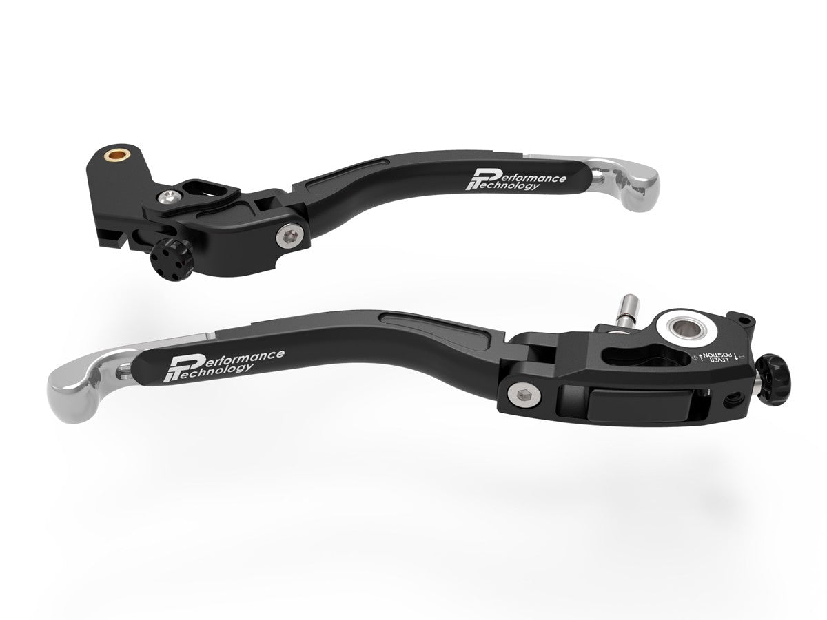 Ducabike DBK L28 Evo Aprilia Brake + Clutch Levers - BLACK-SILVER