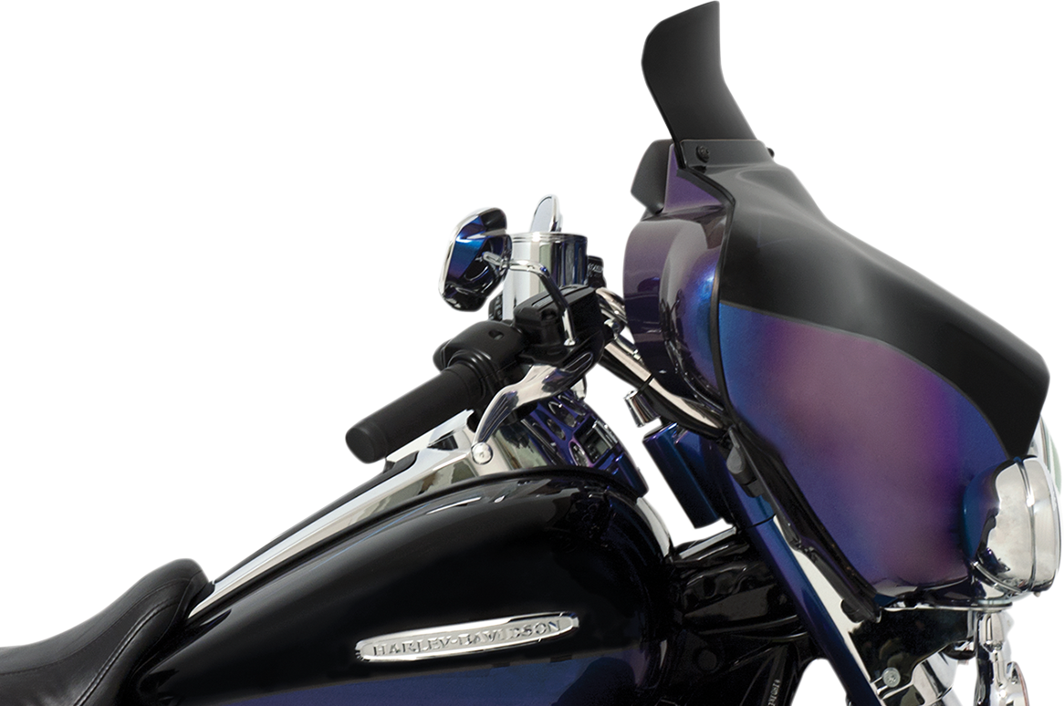 Memphis Shades Spoiler Windshield - 5" - Dark Black Smoke - '96-'13 FLH