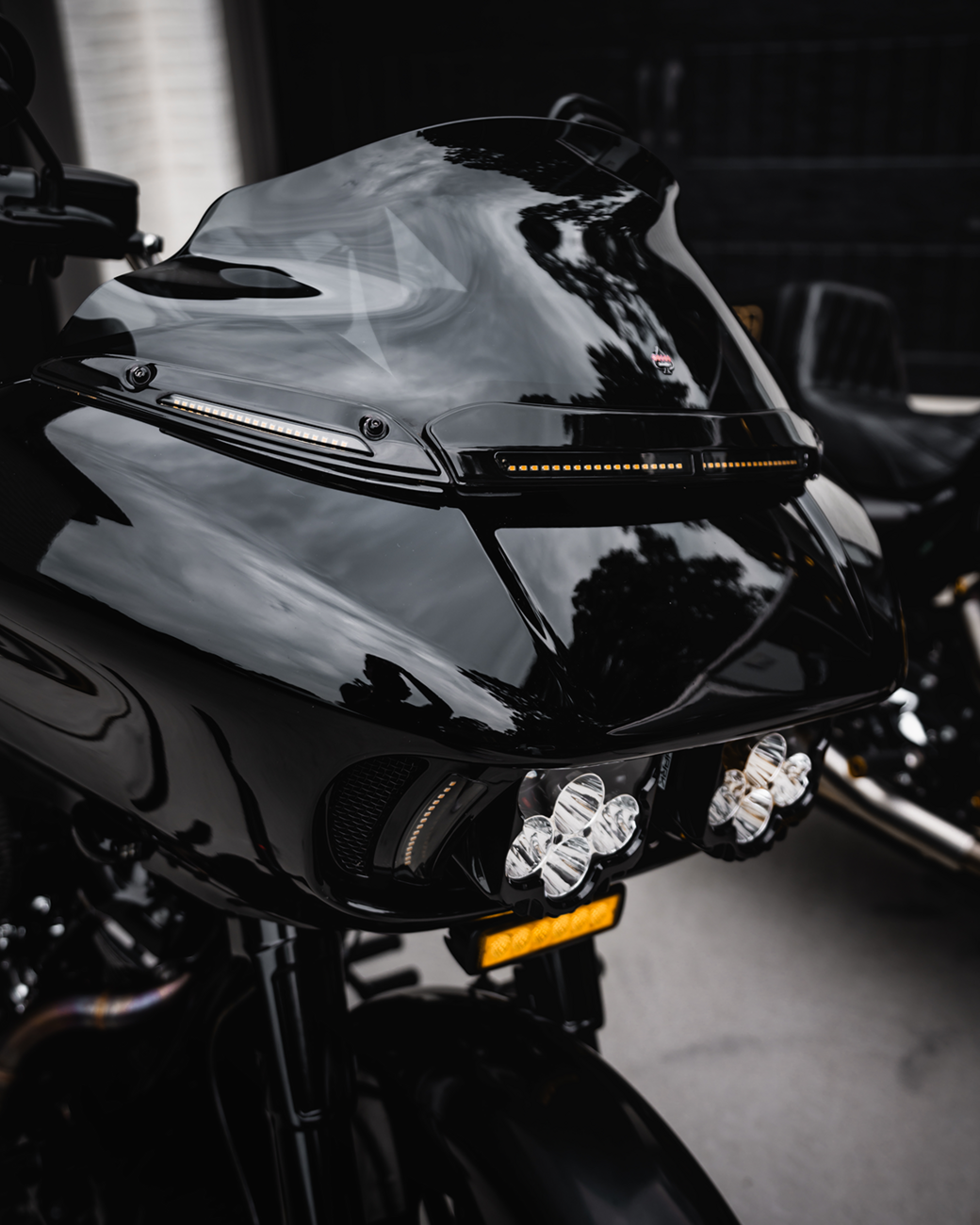 Custom Dynamics Windshield Trim - Black