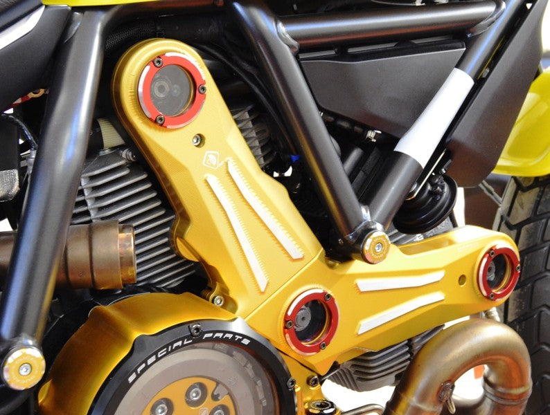 Ducabike DBK CDSCRA01 Timing Belt Cover - GOLD-RED