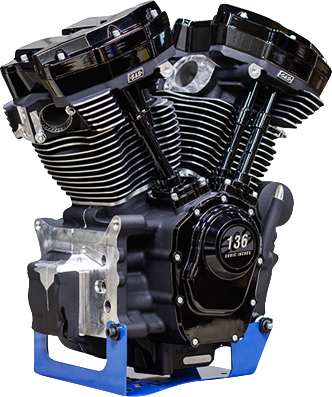 S&S Cycle MK136 Engine - 550G Camshaft - Oil Cooled - M8 Softail