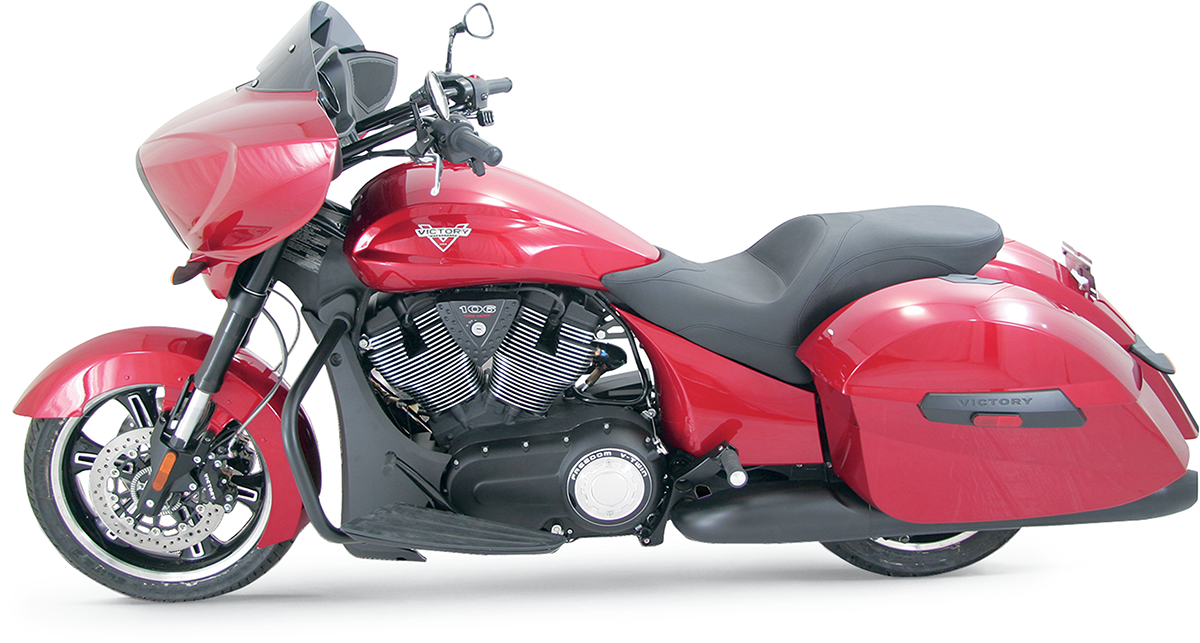 Mustang Wide Vintage Touring Seat - Without Backrest Receivers