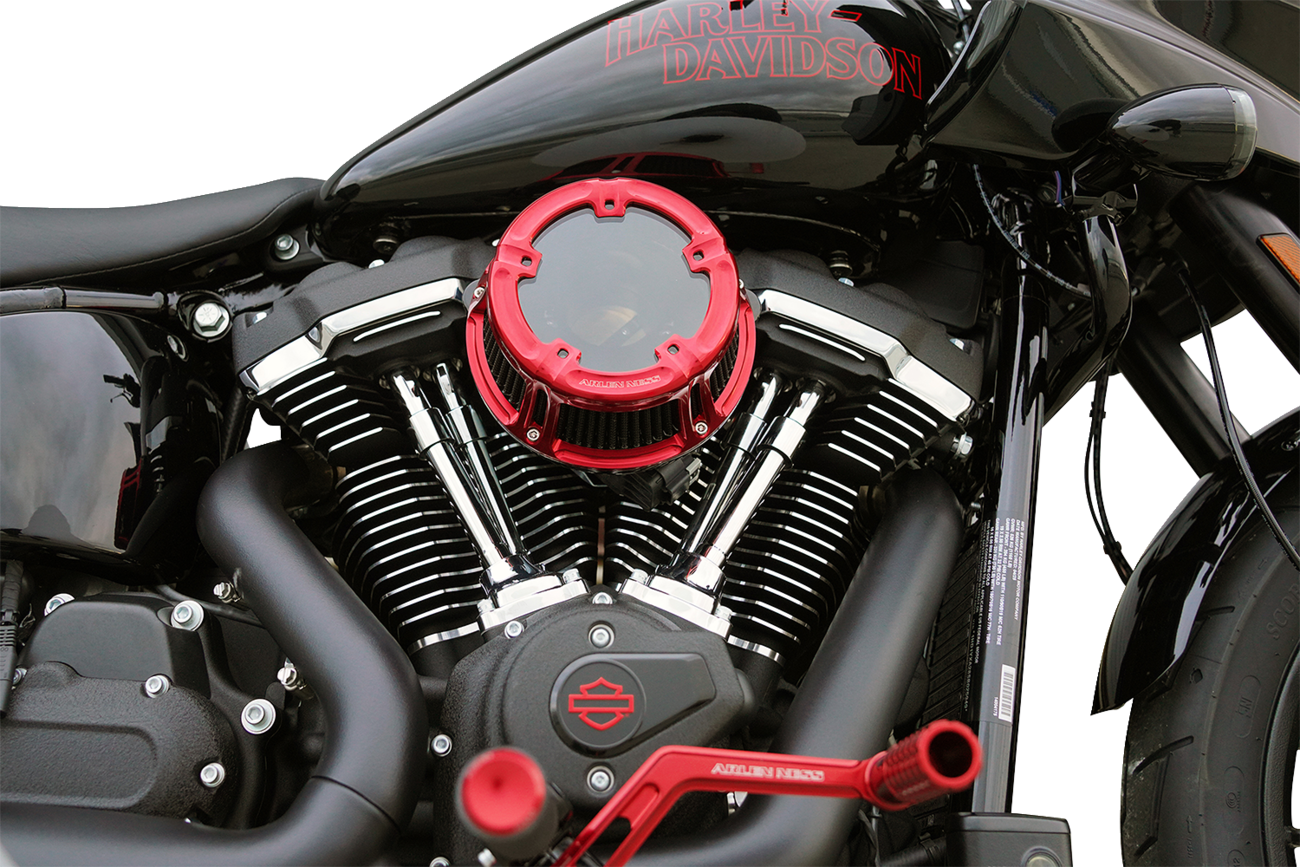 Arlen NESS Method™ Clear Series Air Cleaner - Red