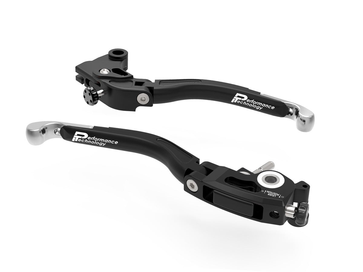 Ducabike DBK L30 Evo Brake + Clutch Adjustable Levers - BLACK-SILVER