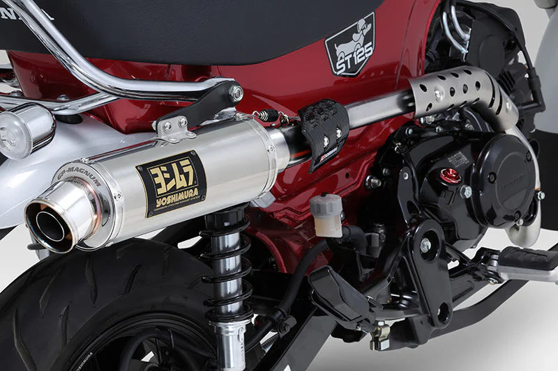 Yoshimura YAT DAX 125 2023-25 RACE GP-MAGNUM HIGH PIPE STAINLESS W/ STAINLESS MUFFLER