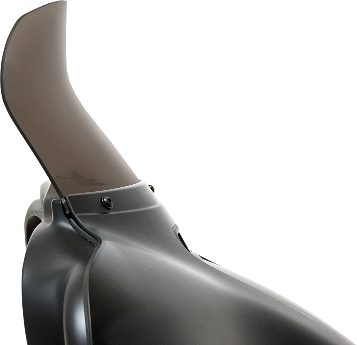 Memphis Shades Spoiler Windshield - 8-1/2" - Smoke - FLH