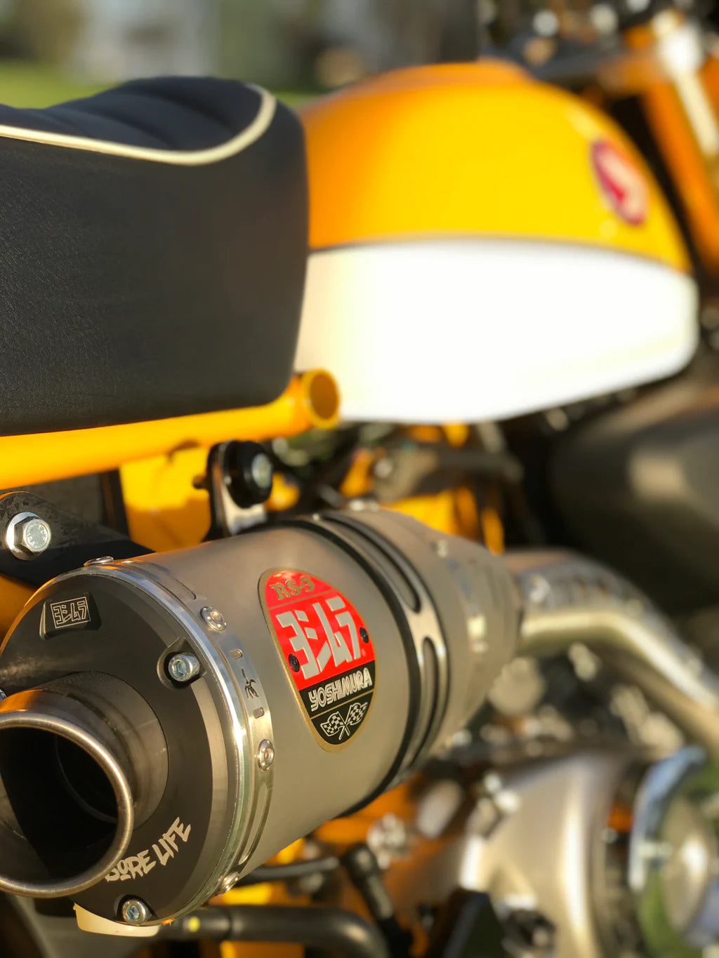 Yoshimura MONKEY 19-26 RS-3 Stainless Slip-On Exhaust, W/ Stainless Muffler