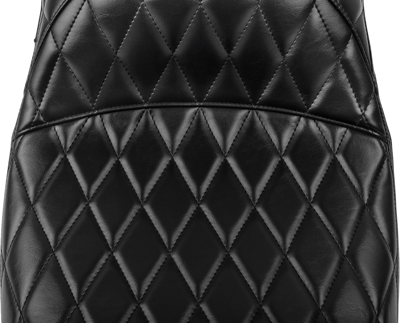 Le Pera Maverick Daddy Long Legs Seat - Without Backrest - Diamond Stitched - FLH/FLT '23-'25