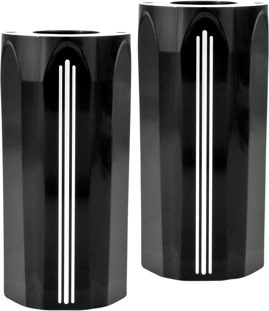 Performance Machine (PM) Fork Slider Covers - Contrast Cut - Tech