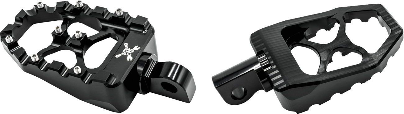 Burly Brand MX Evolution Driver Pegs - Black - Sportster/Dyna