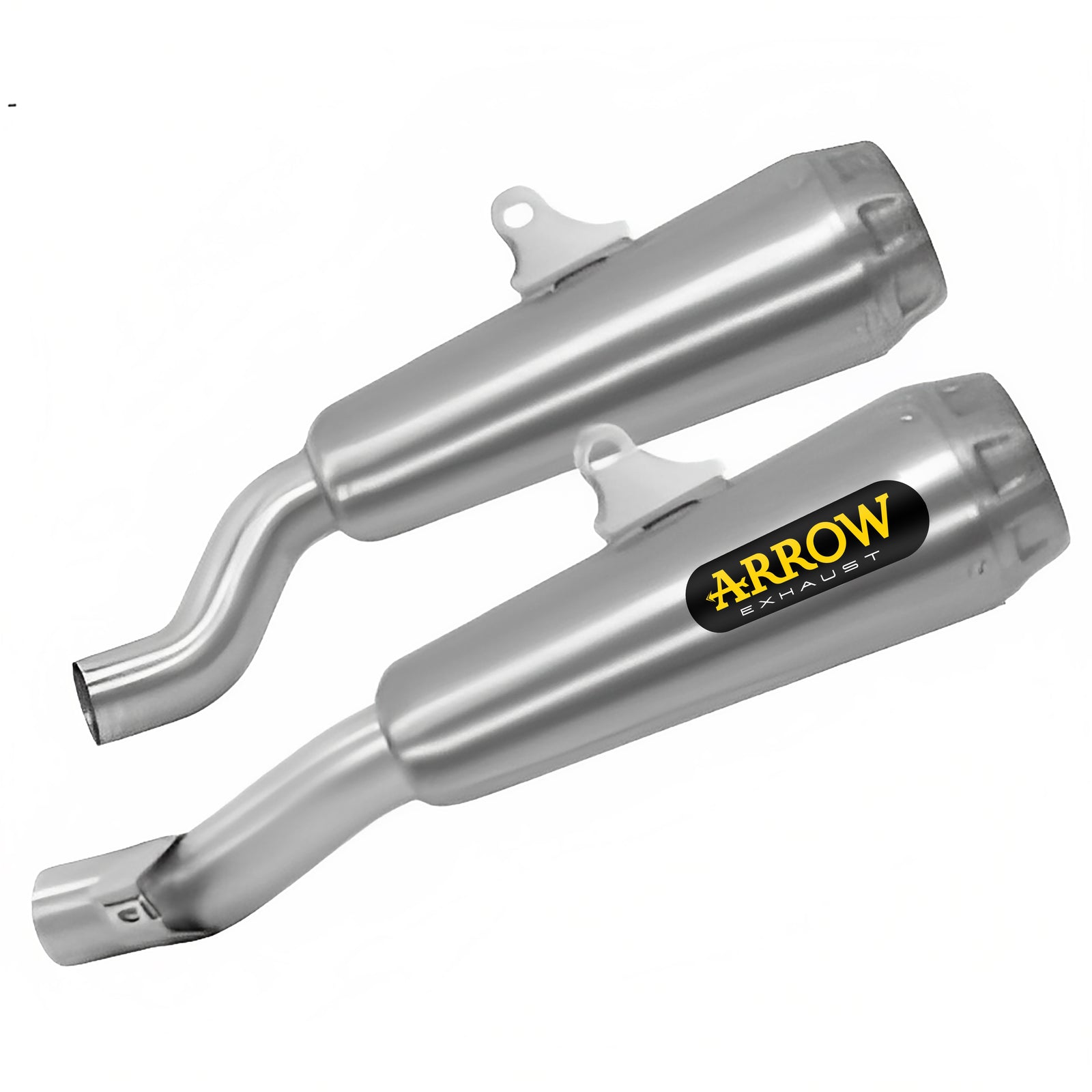 Arrow 71755PRI Pro-Race Nichrom Slip Ons (Right & Left)
