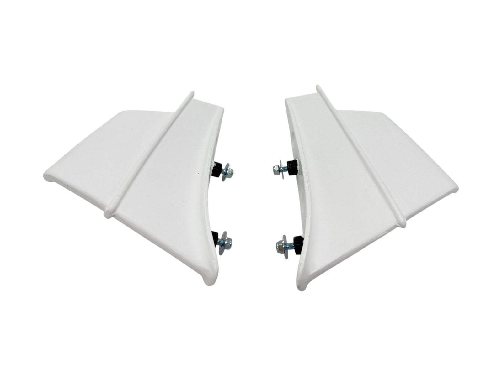 PAIR OF RAW WHITE FIBERGLASS WINGLETS