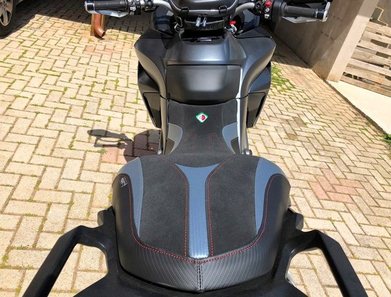 Ducabike DBK CSMTSC15 MTS 1200 My15 Comfort Seat Cover - BLACK-GREY