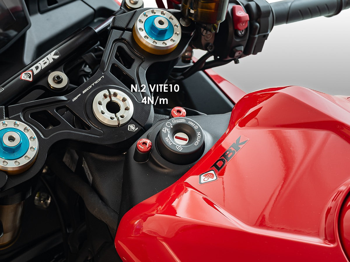 Ducabike DBK KVT108 PANIGALE/SF V2 MY 2025 Key Cover Screws Kit