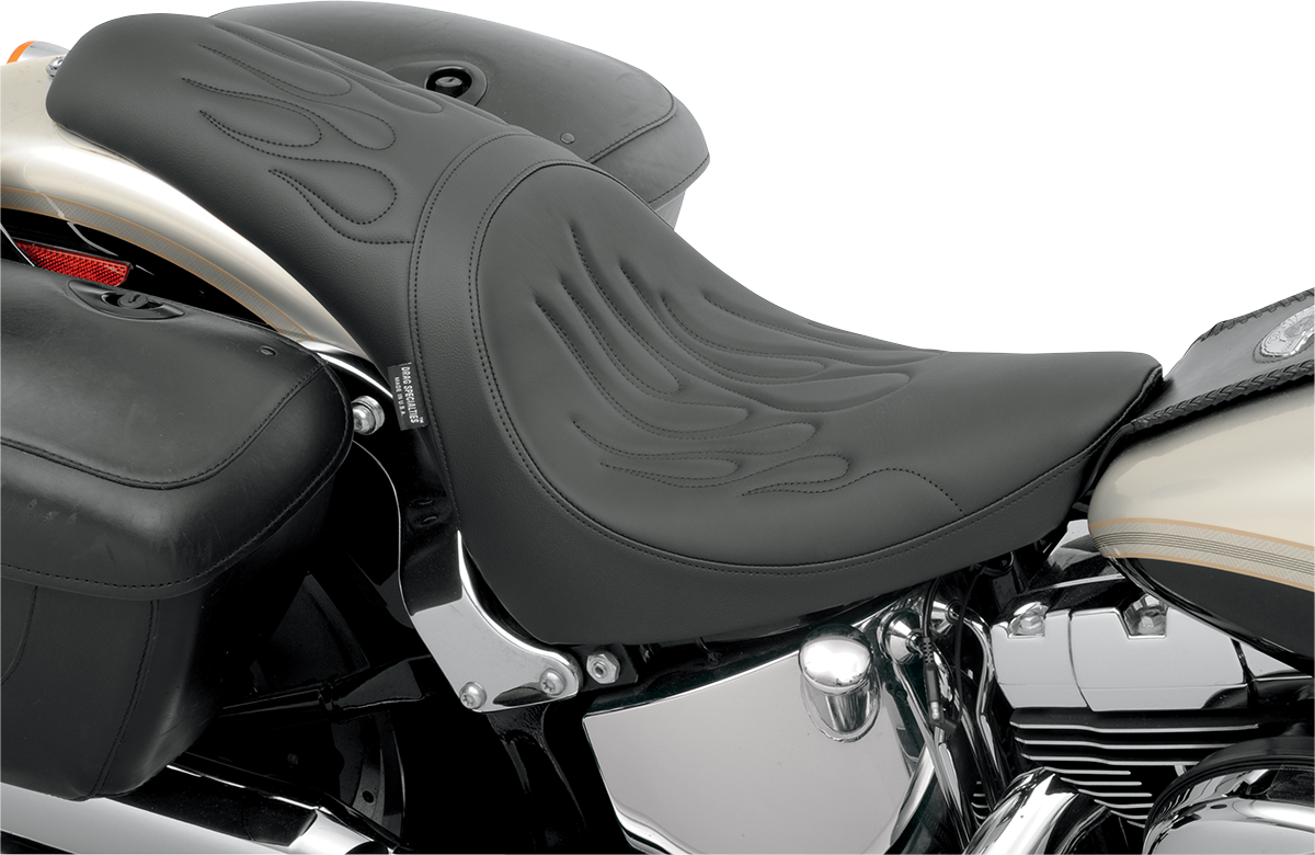 Drag Specialties Seats Predator Seat - Flame Stitched - FL/FX '00-'17